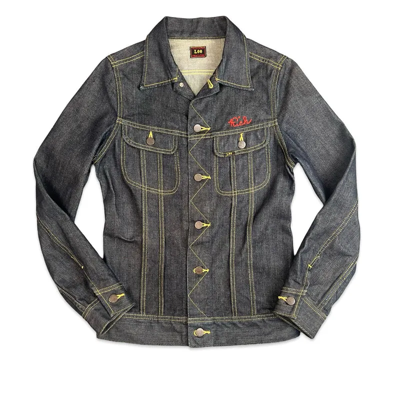 VTG STYLE LEE RIDERS JAPANESE FREAKS STORE COLAB INDIGO DENIM JACKET XXS 32”