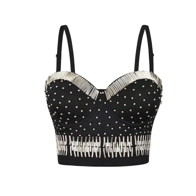 Goth Paljetter Damer Bustiers