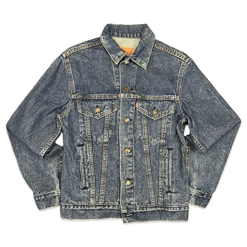 VTG 1980s USA MADE LEVIS RED TAB TYPE 3 TRUCKER DENIM JACKET MOD SKIN 34 XS