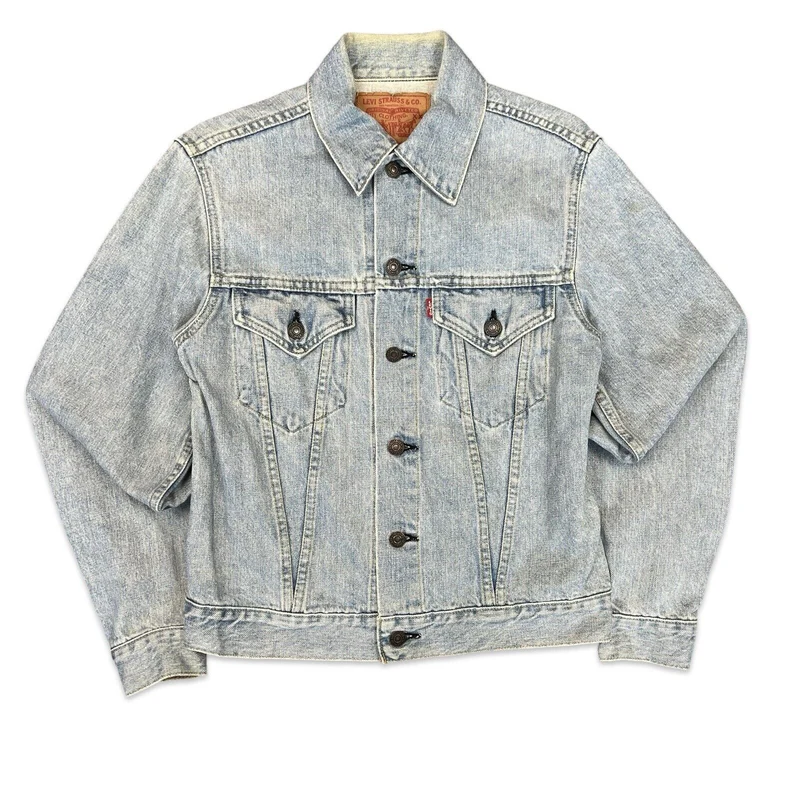 VTG 90s JAPANESE LEVIS BIG E TYPE 3 TRUCKER DENIM JACKET LVC MOD SKINS 60s 36 S