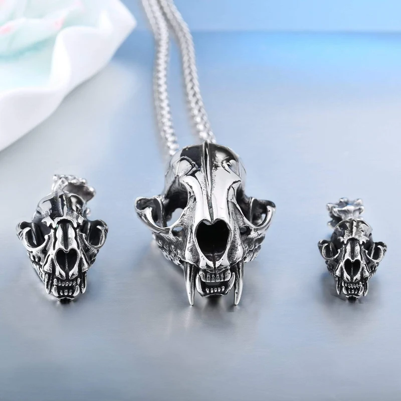 Punk Ice Age Smilodon halsband för män