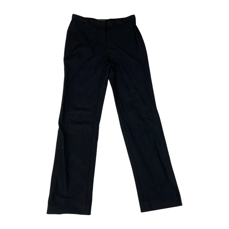 Vintage 80s 90s Black Wool Blend Gianni Versace Couture Trousers 8 10 S