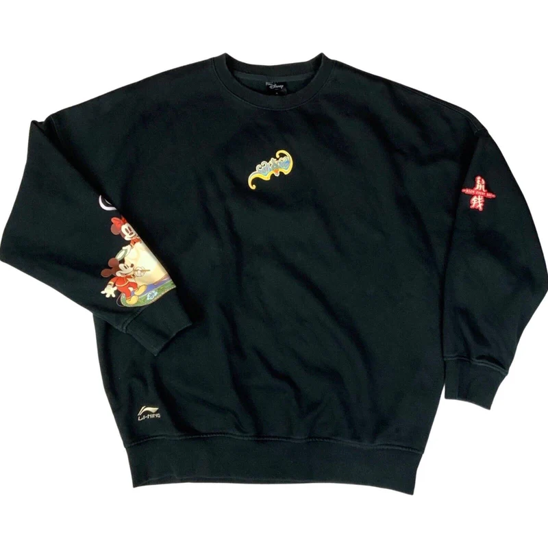 Preloved 00s Disney X Li Ning Mickey Mouse Crew Neck Graphic Sweater XL