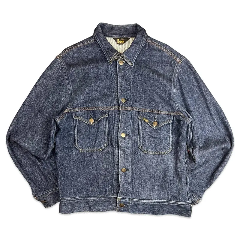 LEE JAPANESE UNUSUAL SOFT THICK FLANNEL DENIM JACKET M 40”