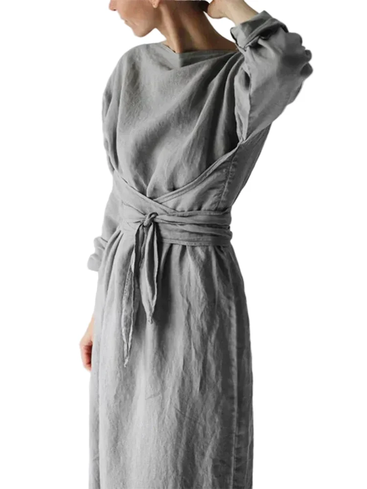 Kvinnors Maxi Klänning Med Elegant Design