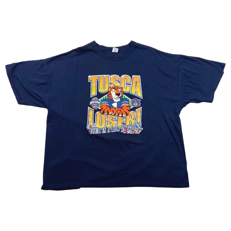 Russell Athletic University Of Auburn Iron Bowl Tusca Loser Graphic T Shirt 3XL
