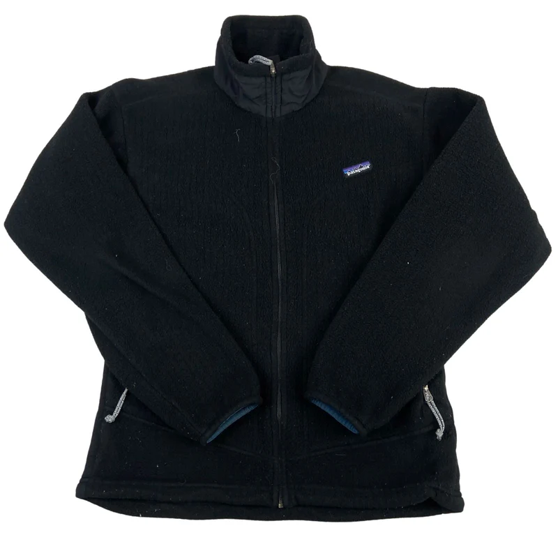 2010/20s Black Patagonia Fleece Jumper Polartec Utility Gorpcore M