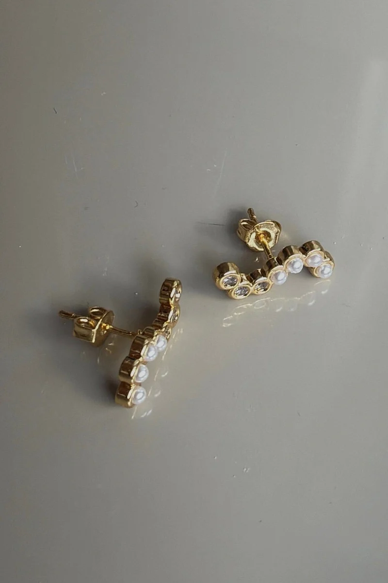 Molly&My Jewellery x Melanie Due - Waves - Forgyldt