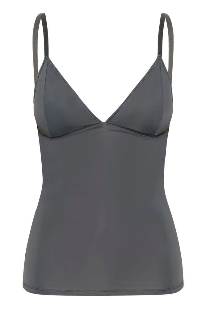 Gestuz - Camigz Top 10902514 - 190203 - Gray Pinstripe