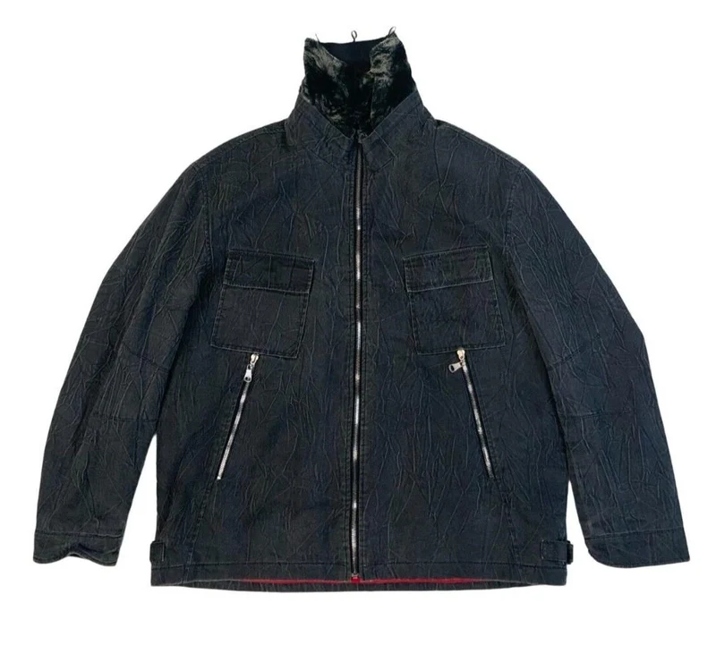 VINTAGE DOLCE AND GABBANA PADDED GREY SIZE XL