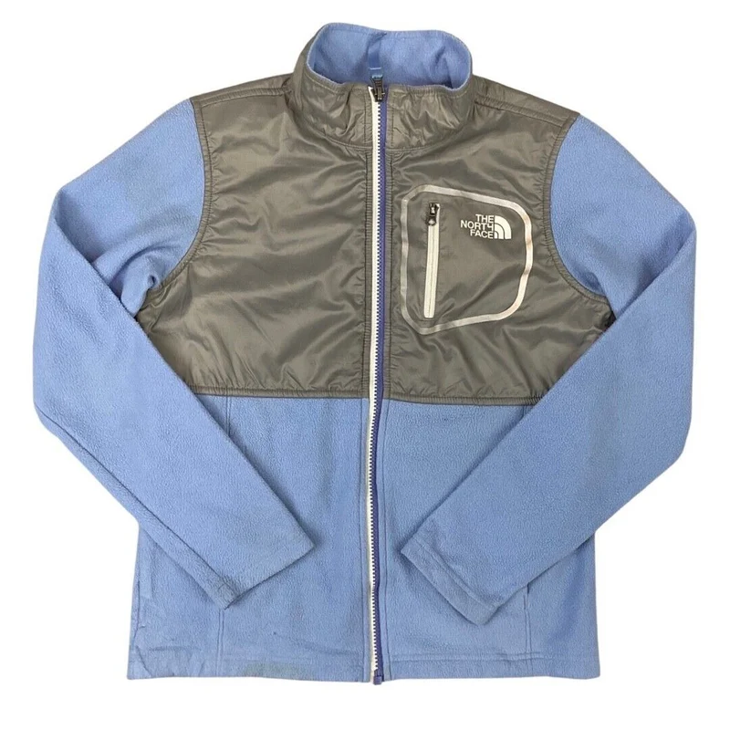 Vintage 90s Powder Blue The North Face Fleece XXS XS
