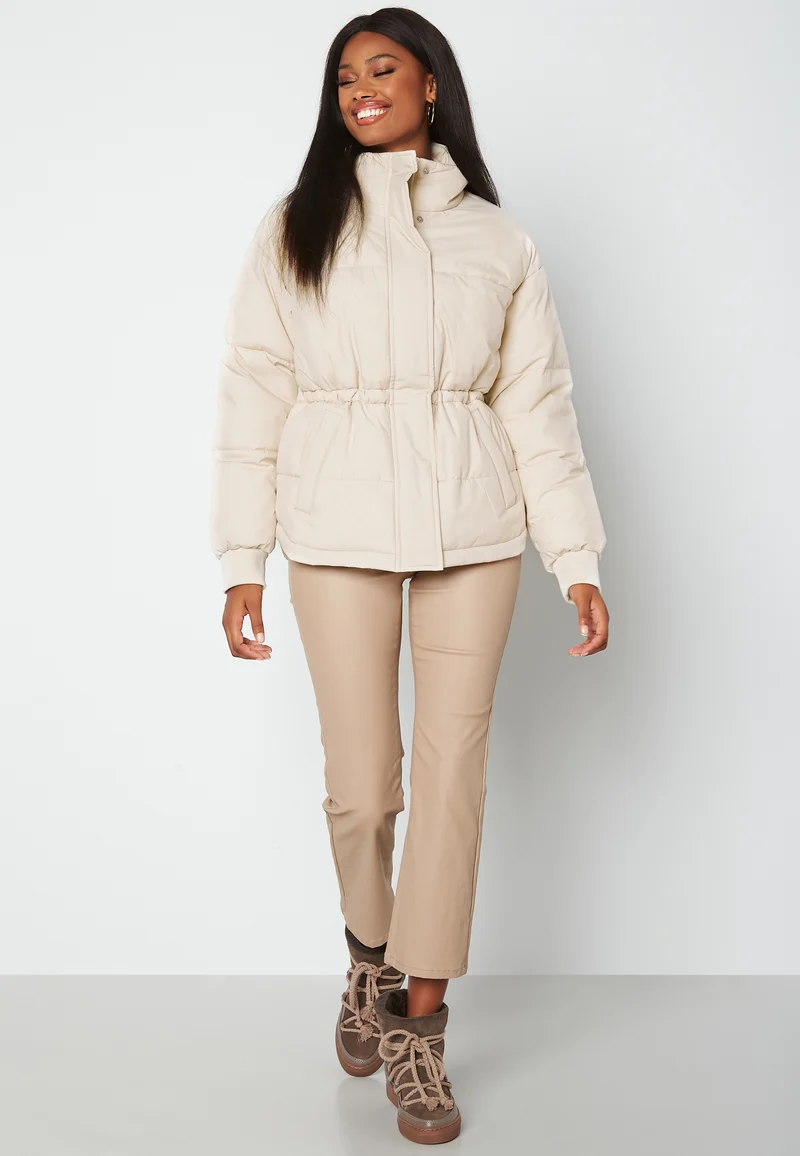 Rahima Drawstring Waist Puffer Jacket