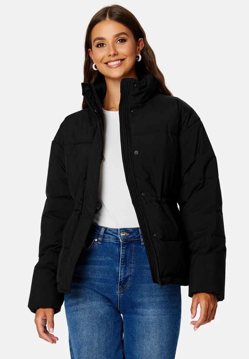 Rahima Drawstring Waist Puffer Jacket