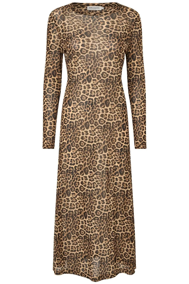 Lollys Laundry - Loganll Maxi Dress Ls - 72 Leopard Print