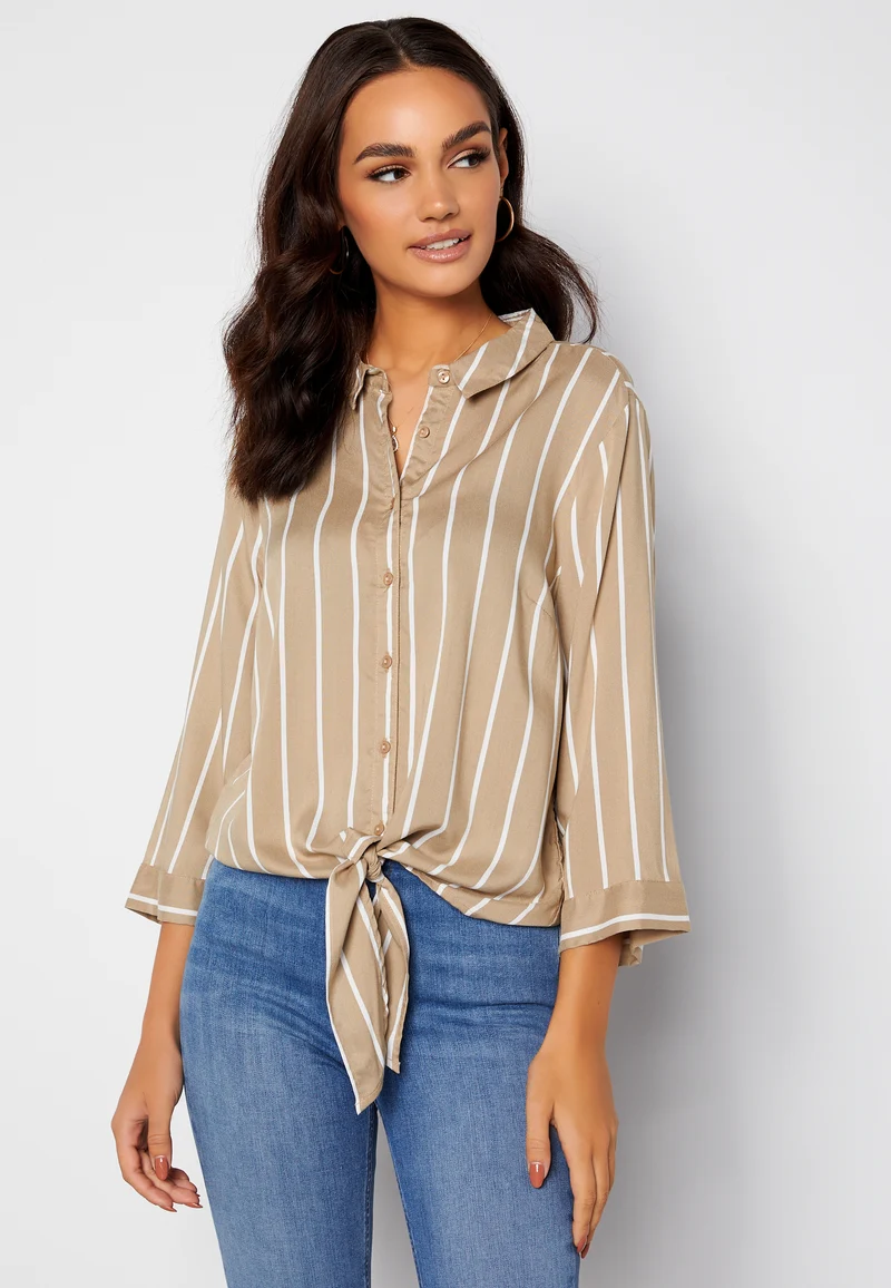 Juliette ss knot shirt