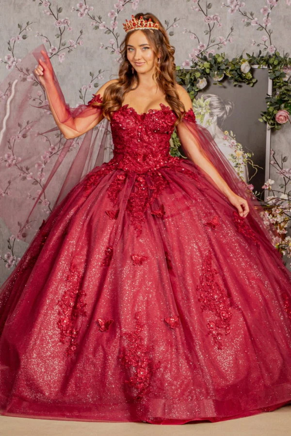 Off Shoulder Sweetheart Neckline Quinceanera-klänning från Elizabeth K - GL3181