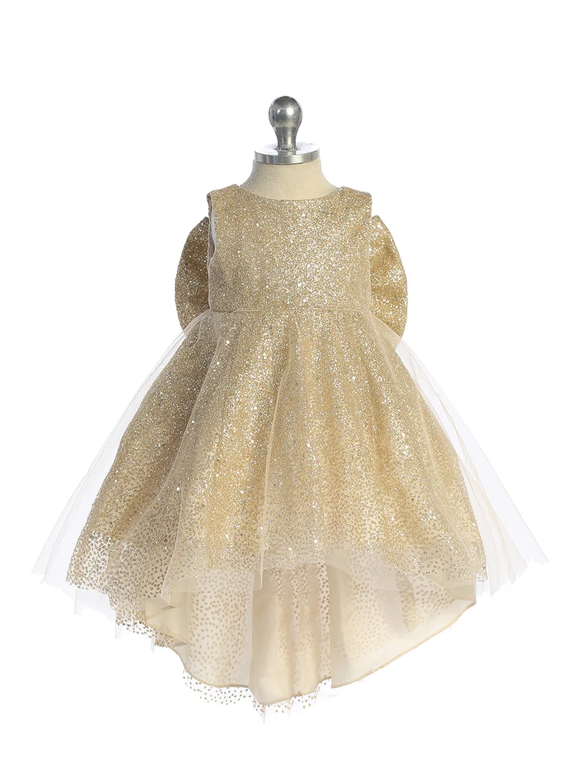 Babyklänning glittersvans och stor rosett från TIPTOP KIDS - AS5804S