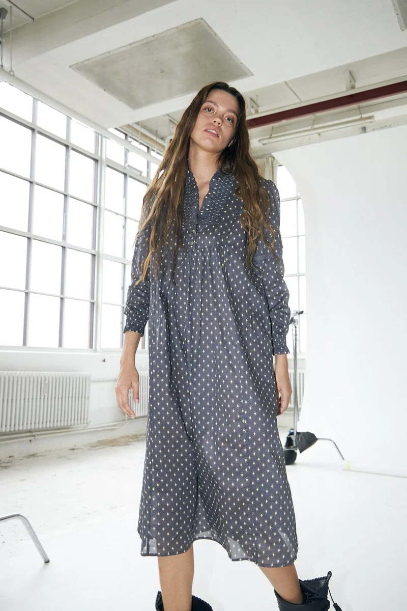 Lollys Laundry - Sagill Maxi Dress Ls25516-3001 - 23 Dark Blue