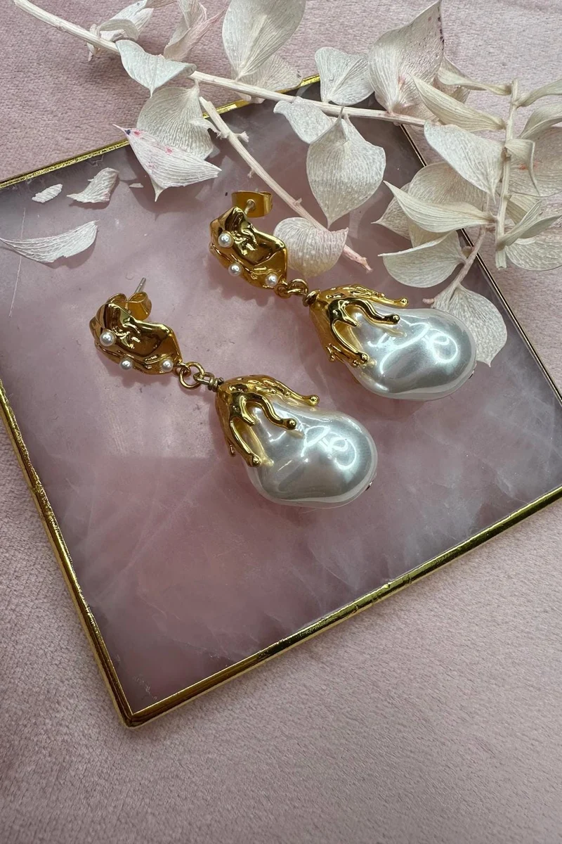 Mellow Moon - Emma Earring - Forgyldt