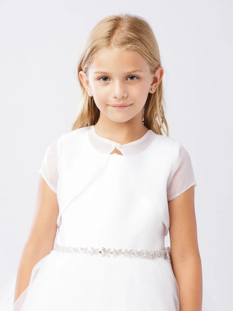 Flower Girl Organza Jacket Bolero Klänning från TIPTOP KIDS - AS7893