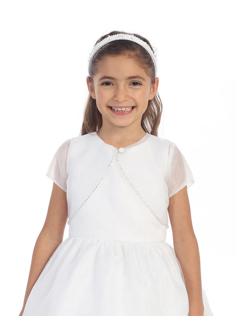 Tjejklänning med Organza Bolero jacka klänning från TIPTOP KIDS - AS7906