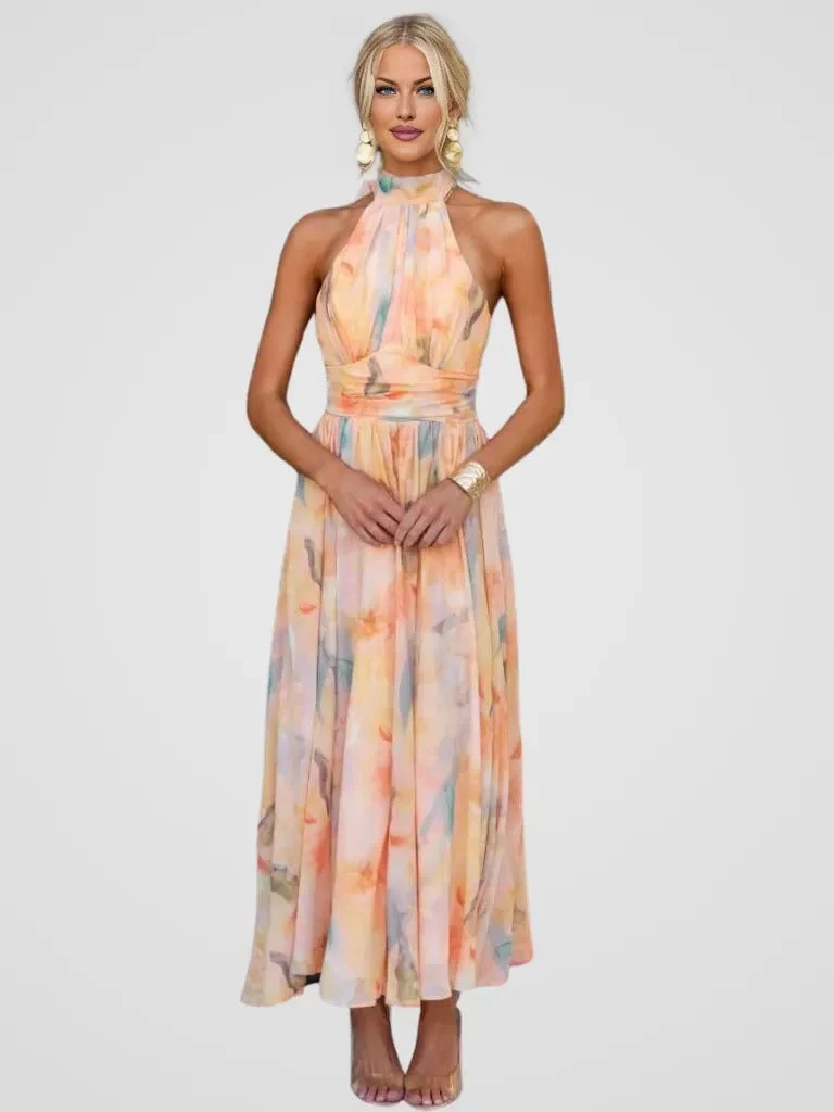 Elviana | Elegant Midi Klänning