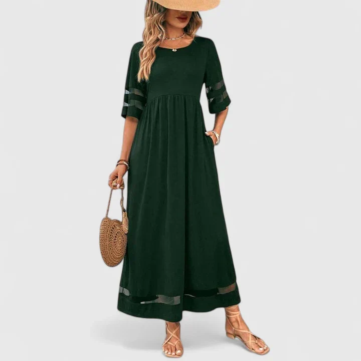Delymarina | Elegant Midi Klänning