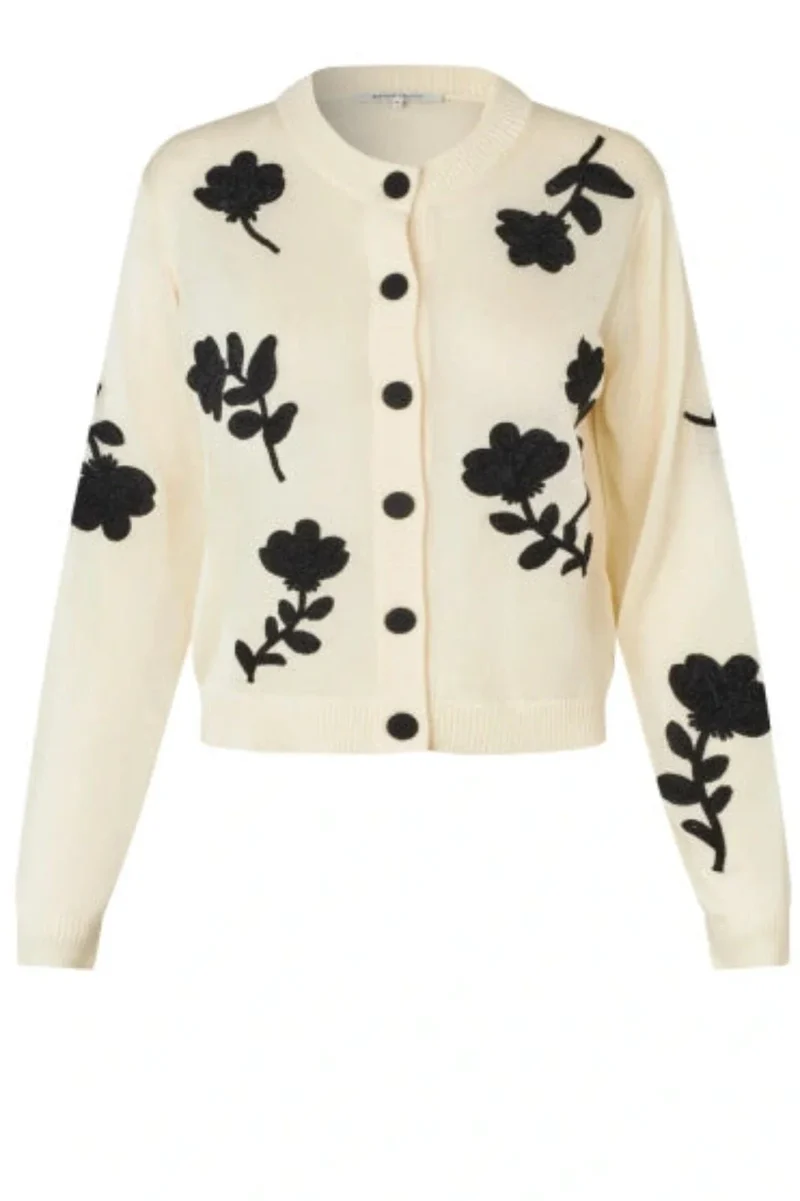 Second Female - Yota Knit Cardigan 61198 - 1051 Birch