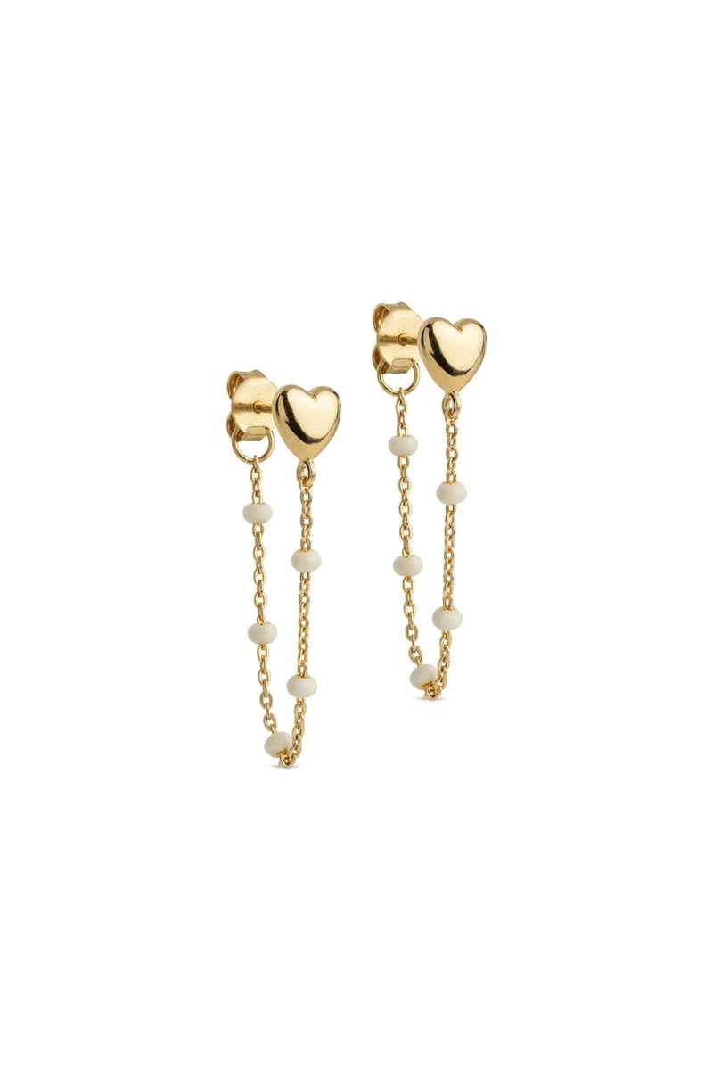 Enamel Copenhagen - Enearrings, Lola Heart E441G - Daisy