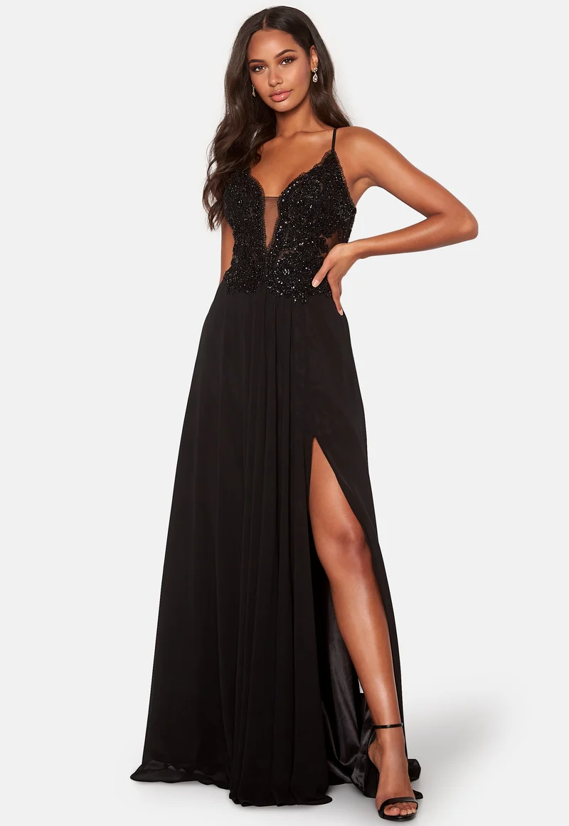 Embellished Prom Dress