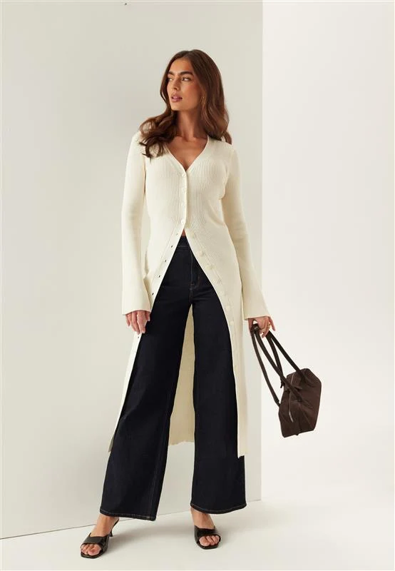 Knitted Cardigan Dress
