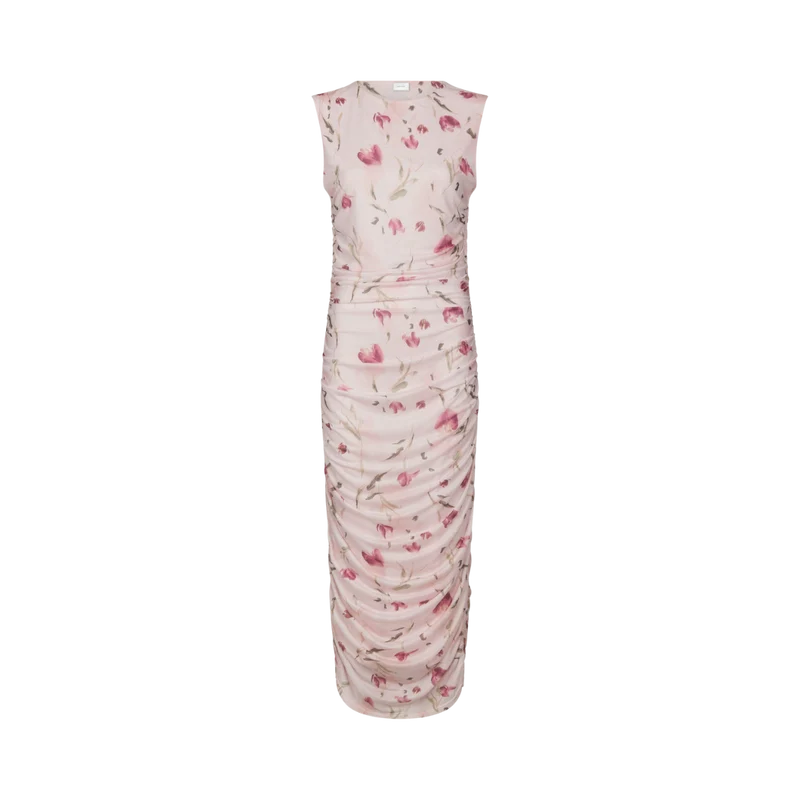 Corilina Artist Mesh Dress - Light Pink