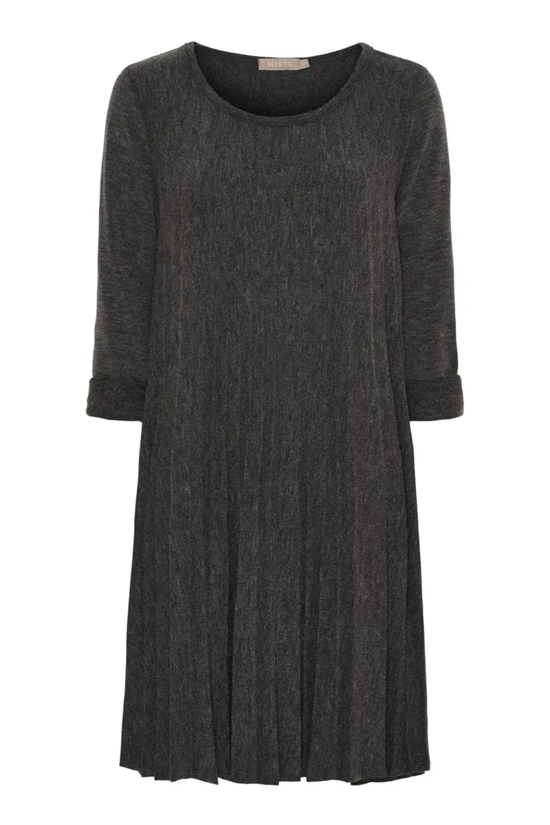 Marta Du Chateau - Cjasmin Dress 71653 - Dark Grey