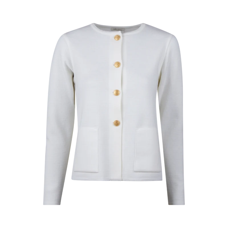 Stina Knit Cardigan - White