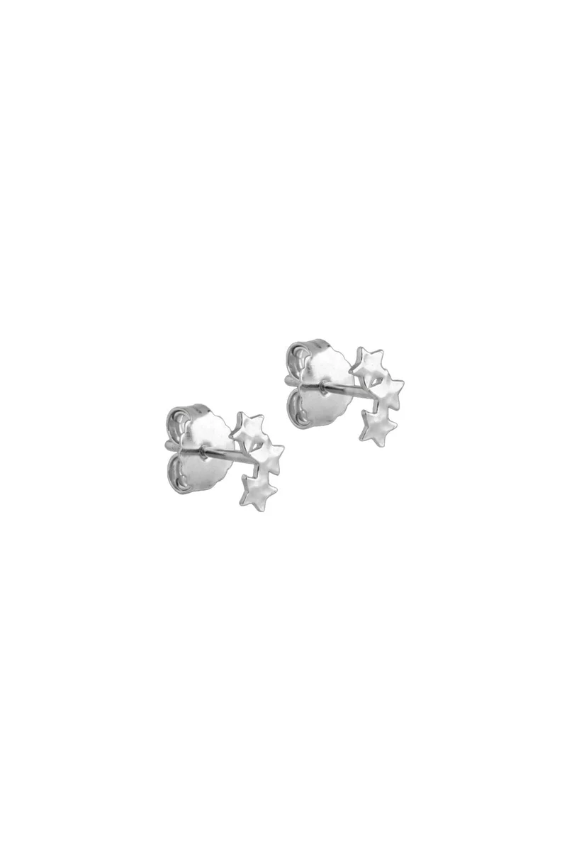 Enamel Copenhagen - Studs, Organic Star E502sb - Silver Plated