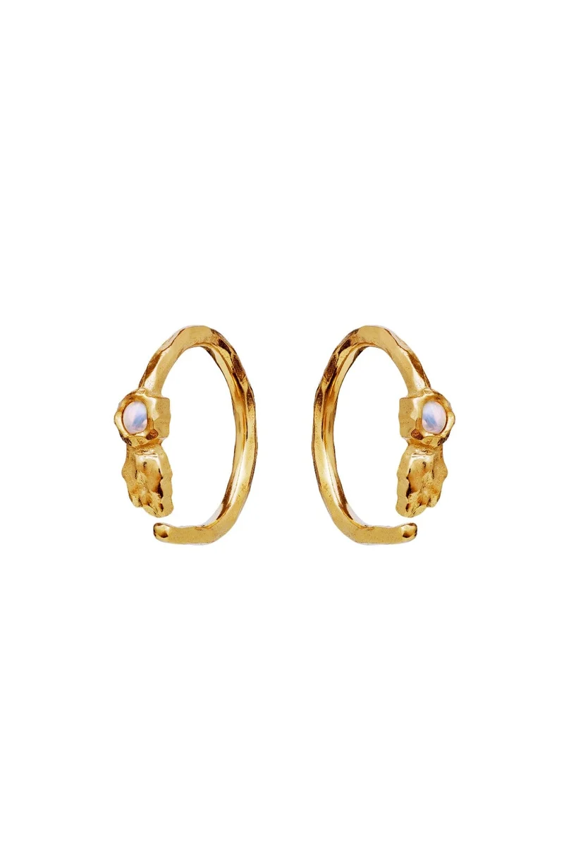 Maanesten - Florus Earrings 9659a - Coated With 18k Gold.