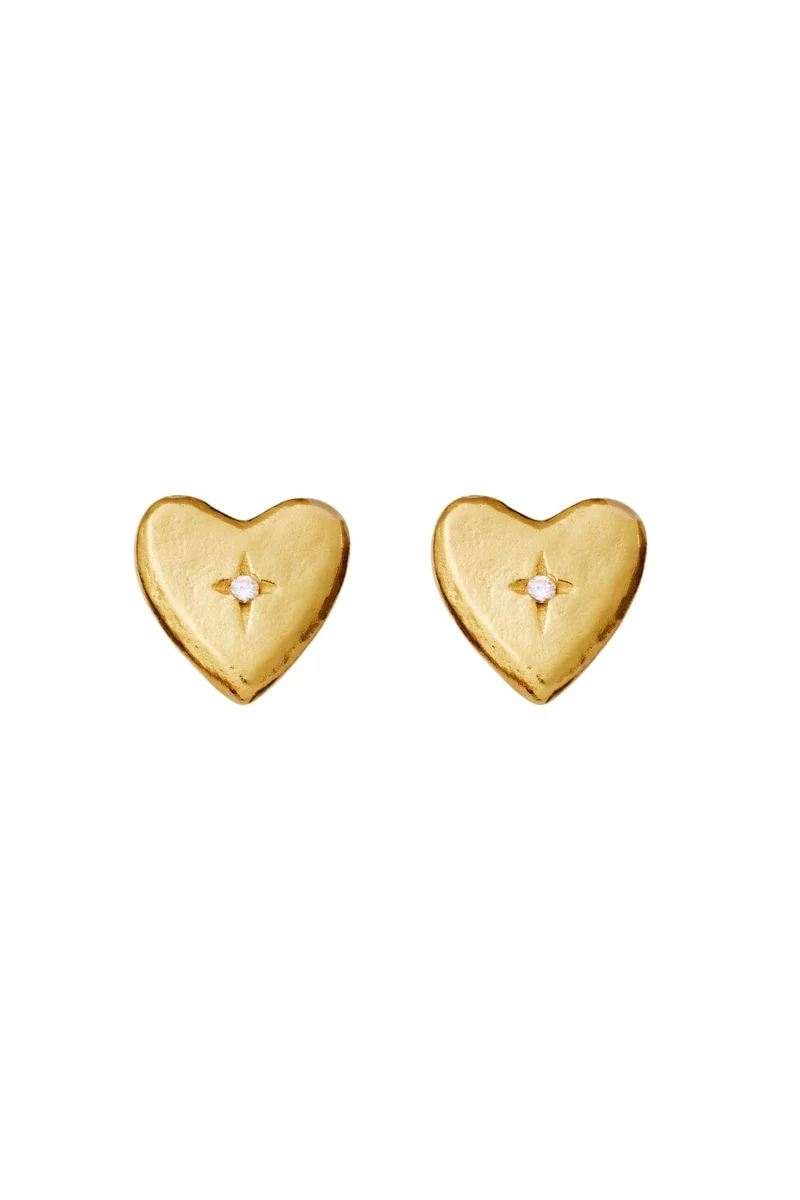 Maanesten - Tutu Earrings 9943a - 18 Ct Gold Plated 925 Sterling Silver