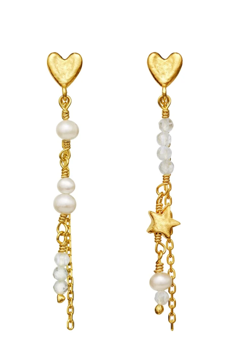 Maanesten - Silma Earrings 9947a - 18 Ct Gold Plated 925 Sterling Silver