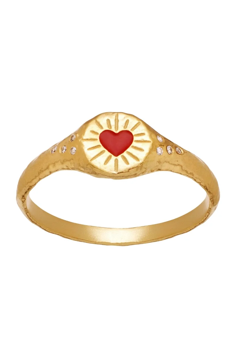Maanesten - Hayali Ring 4838a - 18 Ct Gold Plated 925 Sterling Silver