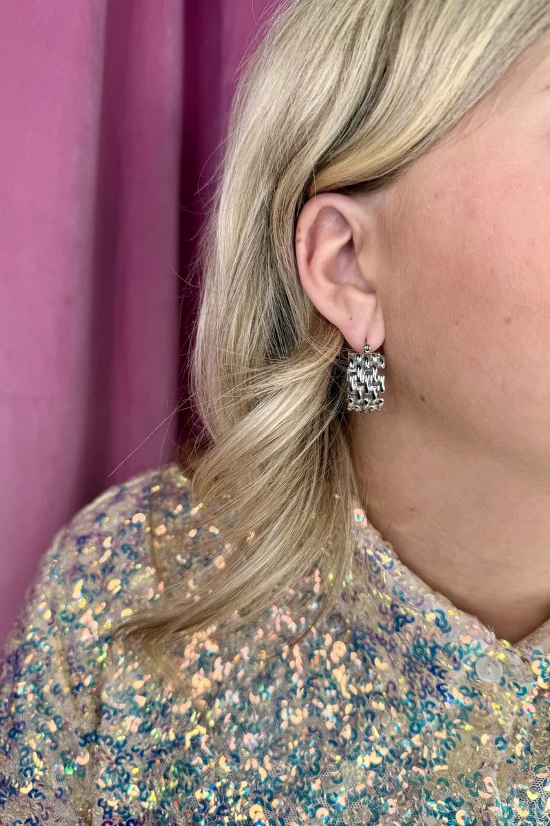Mellow Moon - Corinne Hoop Øreringe BS1307E0500 - Forsølvet