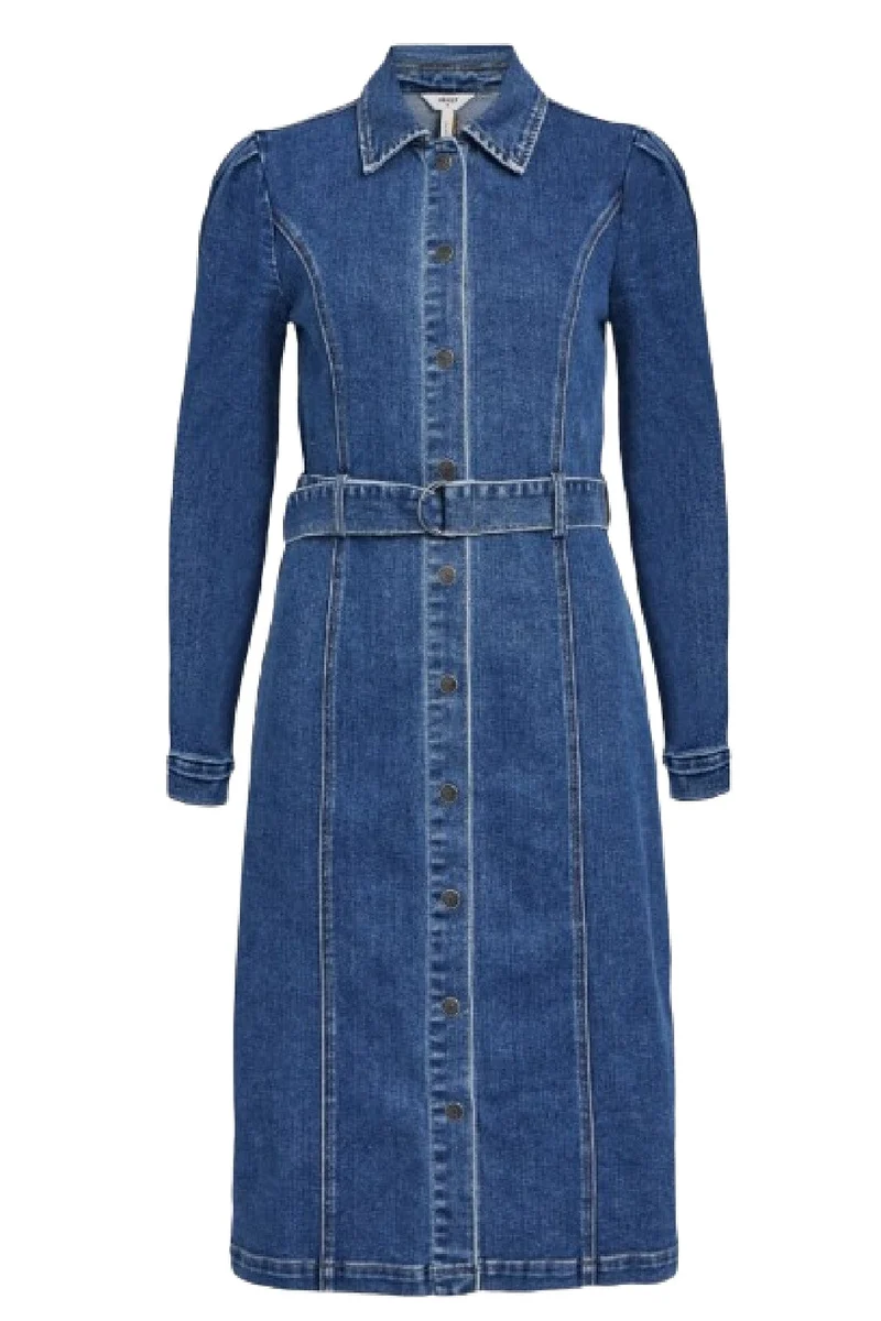 Object - Objcarol L/S Denim Dress - 4745507