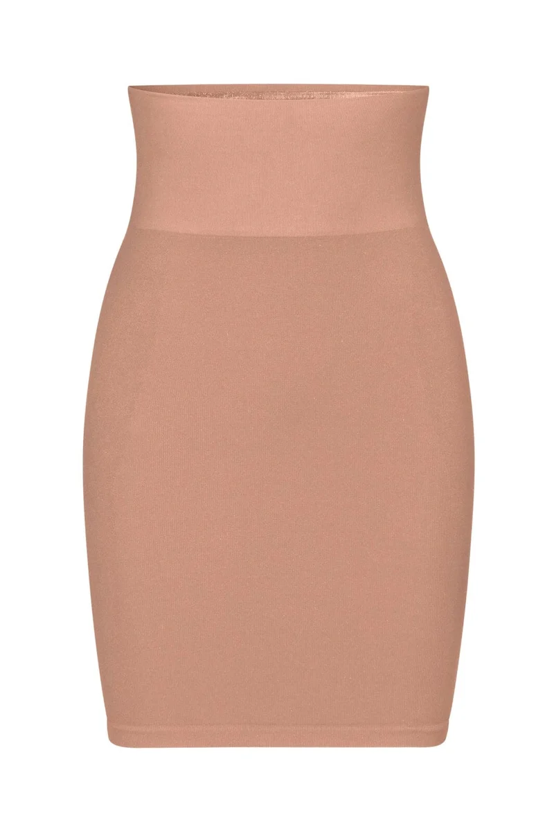 Lykkeland Ateliér - Second Skin High Waist Tube Skirt - Tan