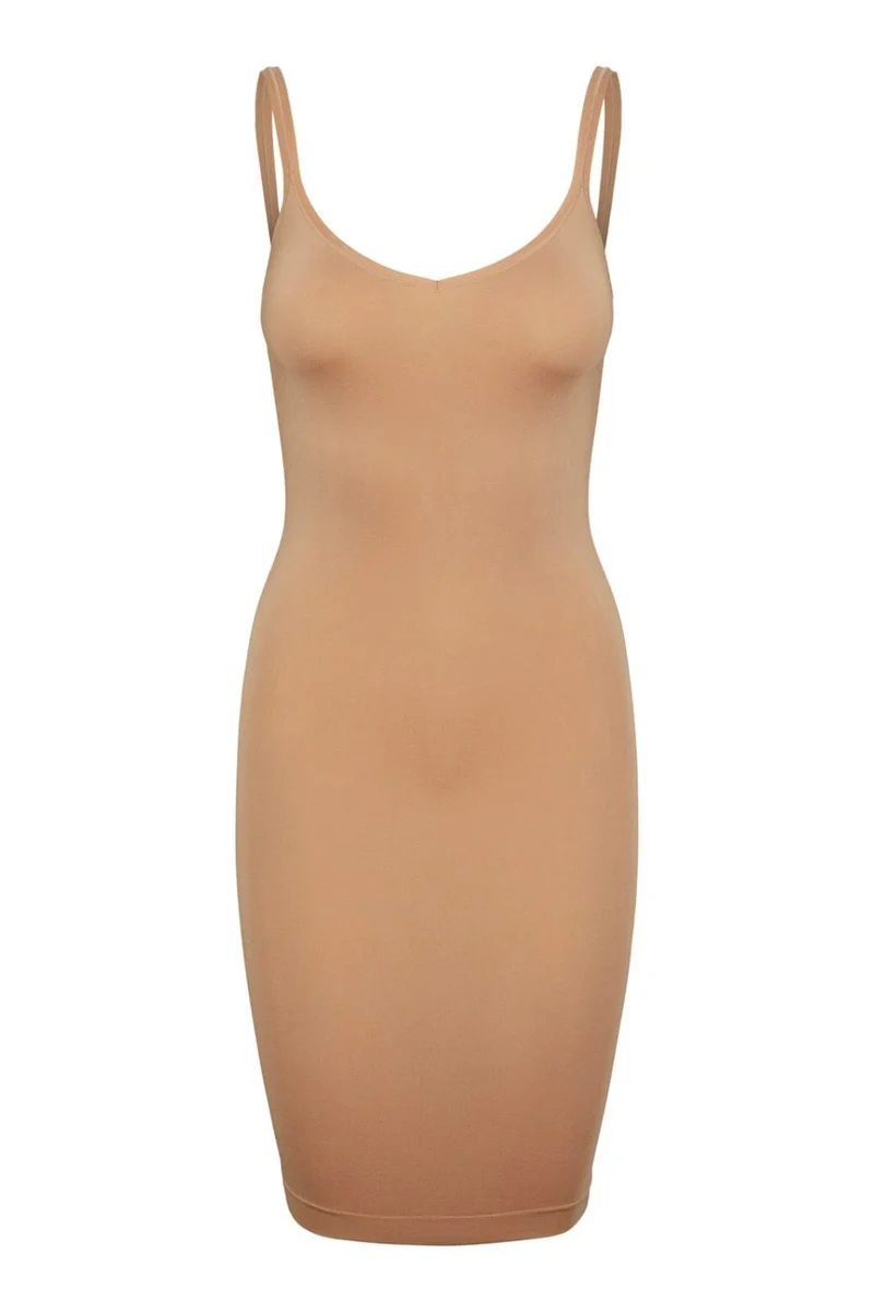 Pieces - PcBallroom Long Singlet - Nature
