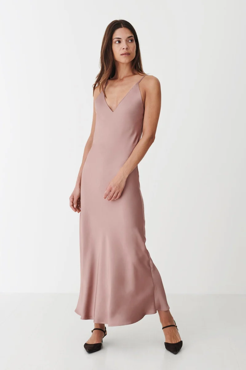 Karmamia - Camisole Dress 2208 - Semi Rich Vintage Rose