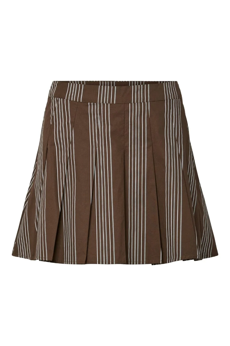 Pieces - Pcjamie Pleated Skirt Pp - 4937560 Delicioso White