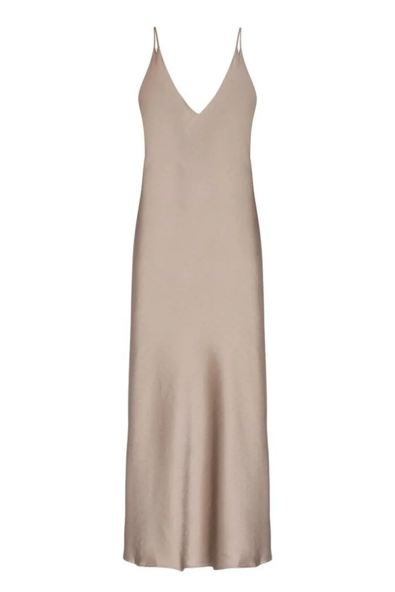 Karmamia - Camisole Dress 2121 - Semi Rich Tan