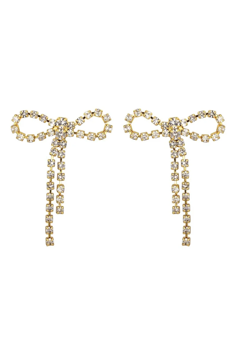 Plissé Copenhagen - Alice Bow Earring - Golden