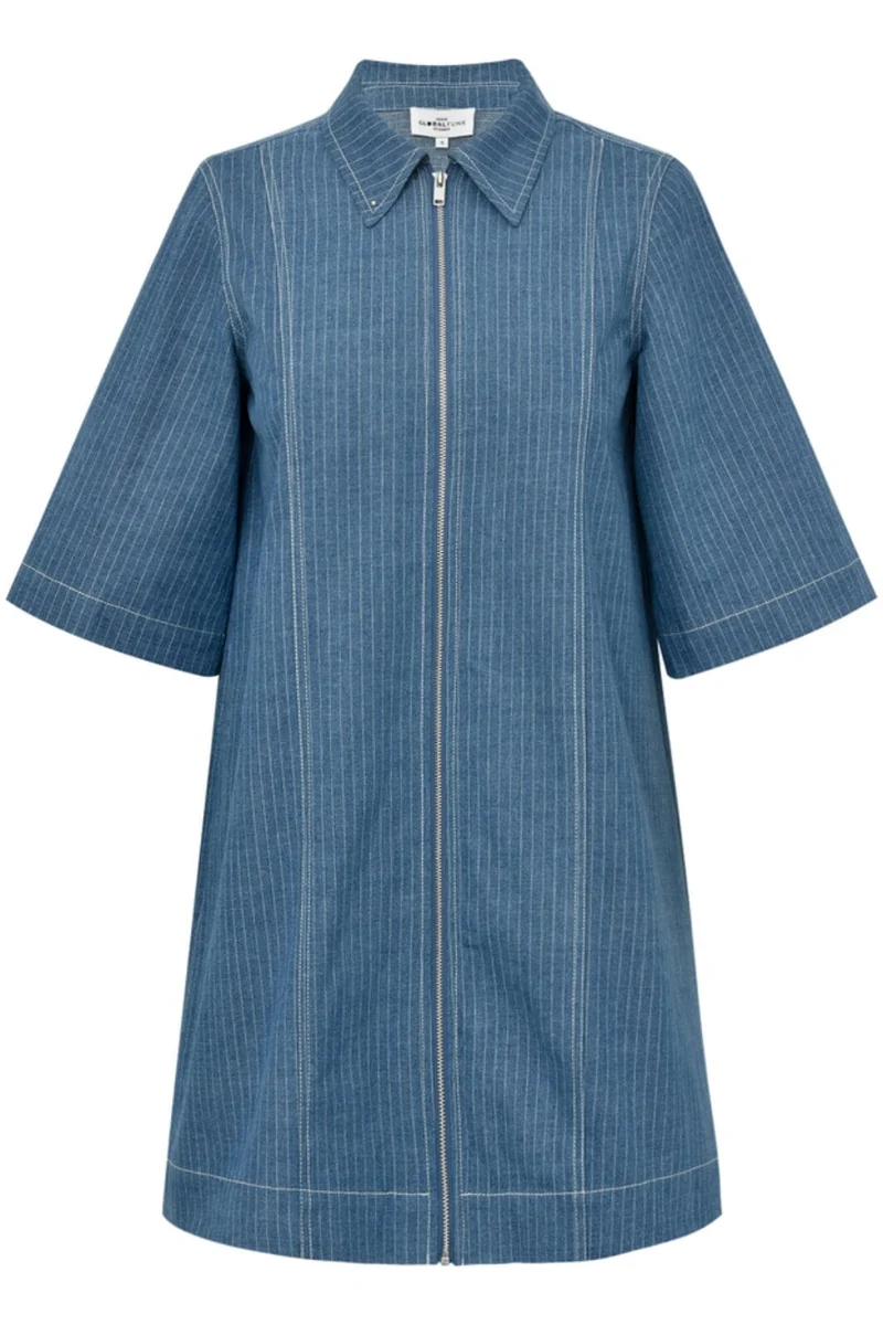 Global Funk - Mira Zip-G - P62 Blue Pinstripe