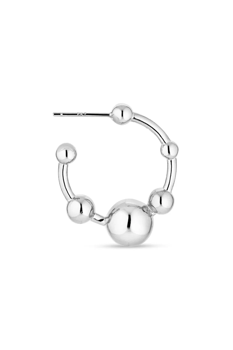 Jane Kønig - Atomic Hoop - Forsølvet