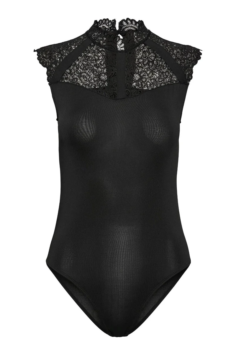 Pieces - Pcamber Sl Bodystocking - 4481384 Black